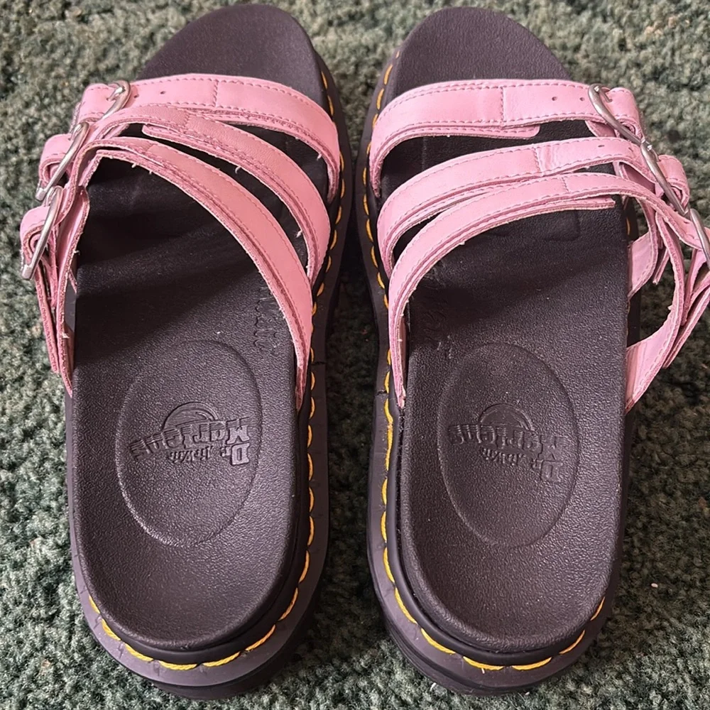 Dr. Martens Pink Sandals with Adjustable Straps - Picture 4 of 8